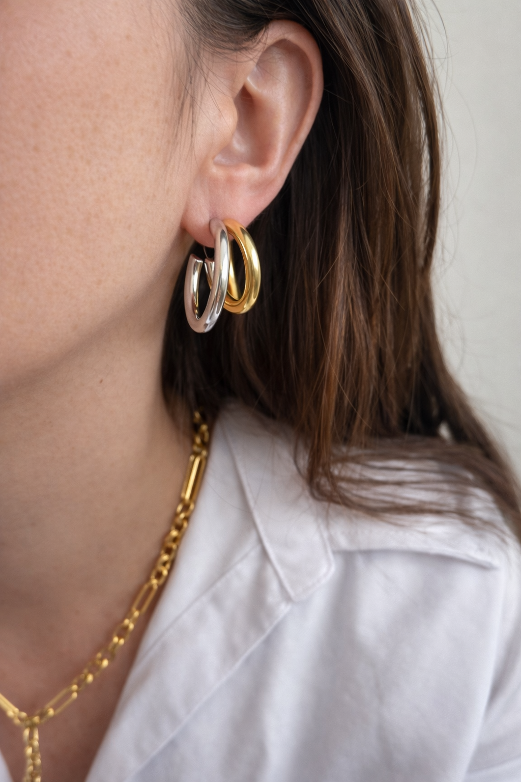 Twinny - doré, argent ou bicolore