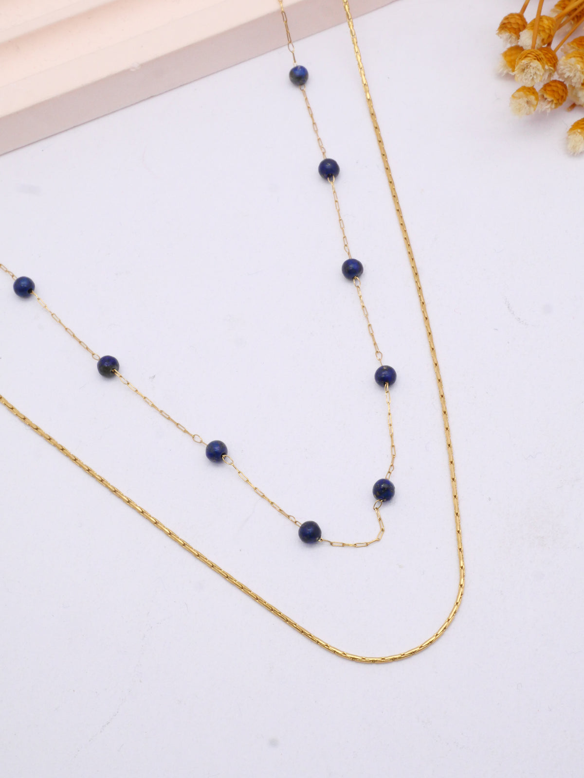 Deby - plusieurs couleurs - collier double