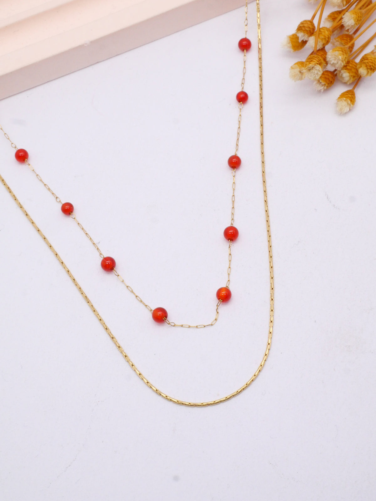 Deby - plusieurs couleurs - collier double