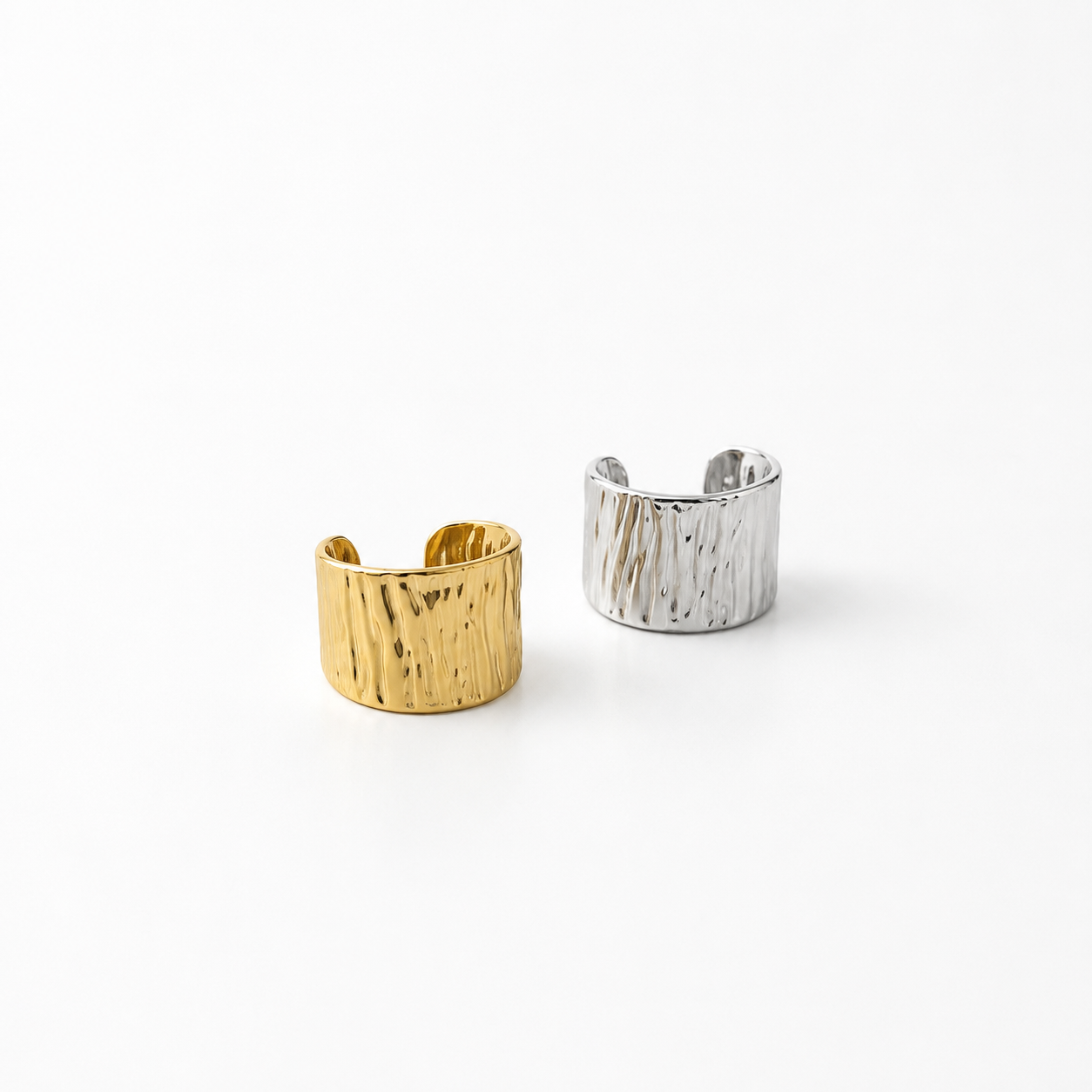 Earcuff Justine - monoboucle vendue à l’unité - doré ou argent