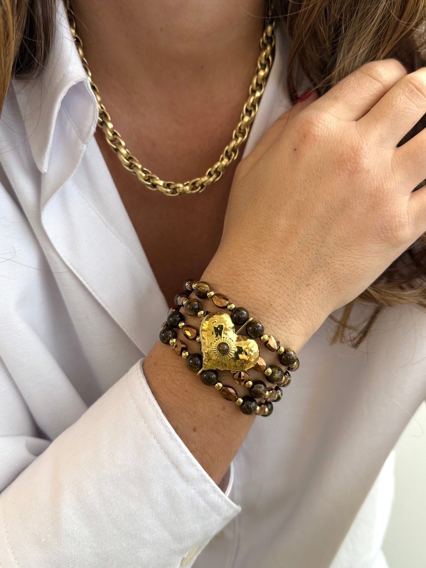 Manchette Quadra marron - 𝑆𝑒́𝑙𝑒𝑐𝑡𝑖𝑜𝑛 𝑠𝑝𝑒́𝑐𝑖𝑎𝑙𝑒 𝑁𝑜𝑒̈𝑙