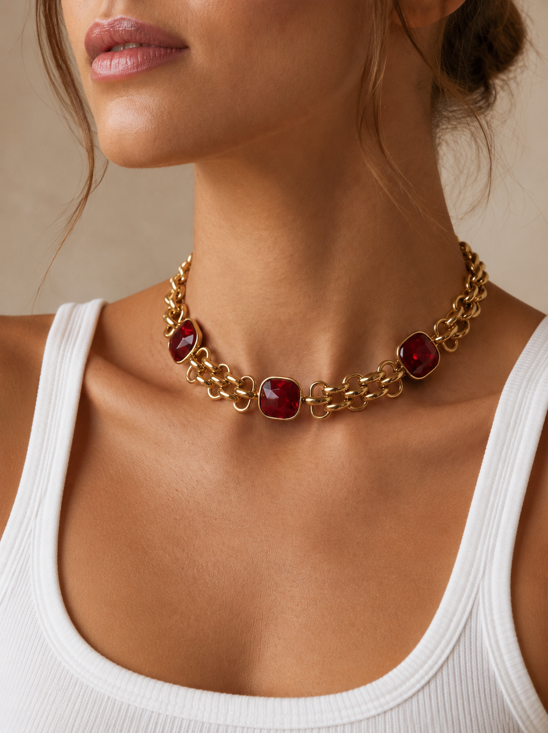 Choker Barbara - plusieurs couleurs disponibles