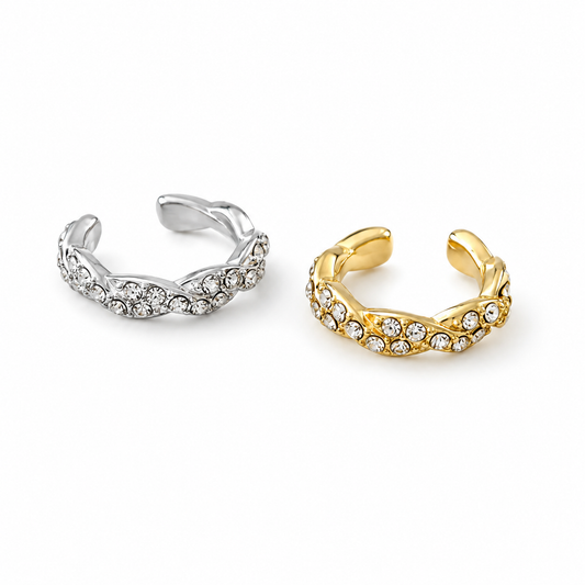 Earcuff Rosie - monoboucle vendue à l’unité - doré ou argent