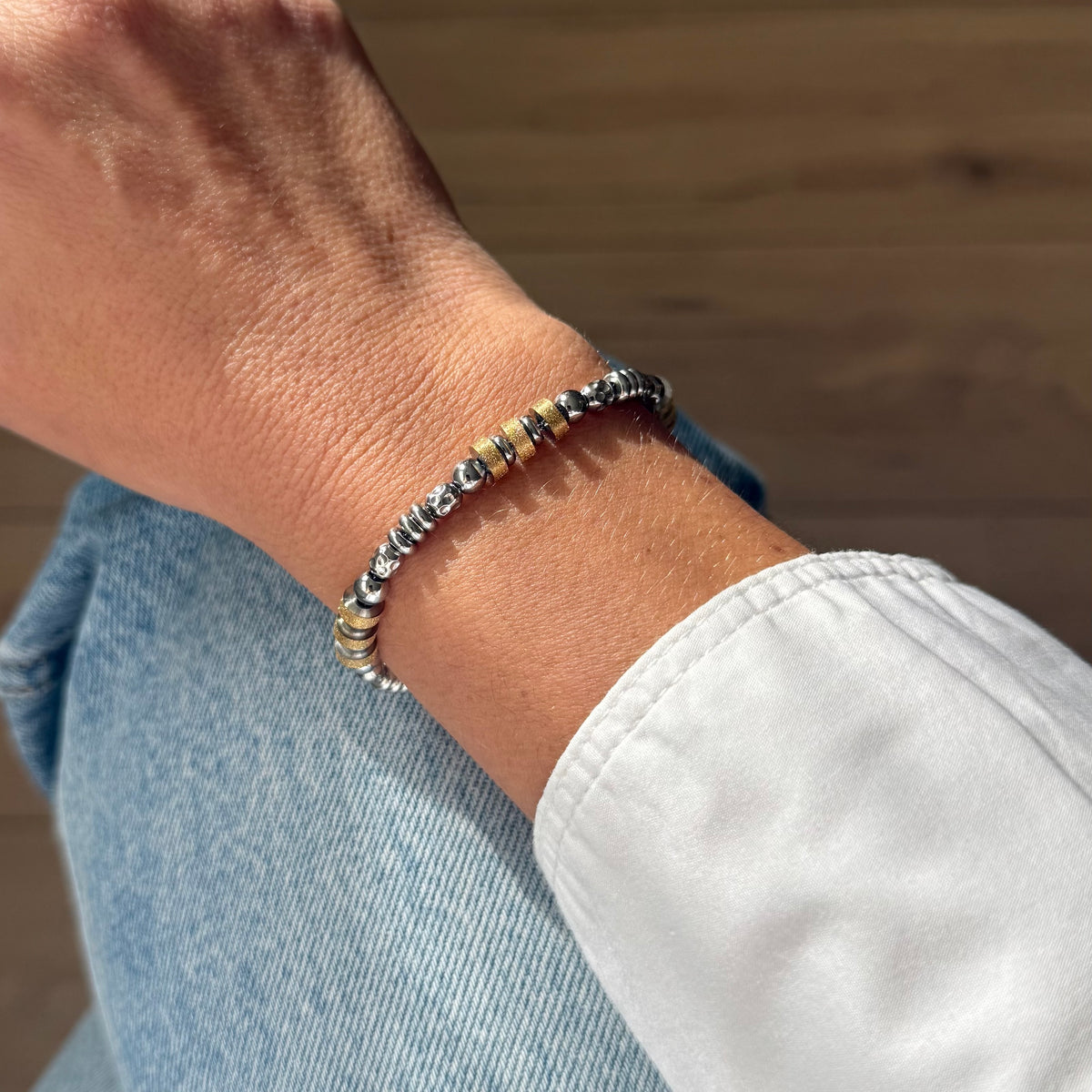 Ayana - le bracelet - doré, argent ou bicolore