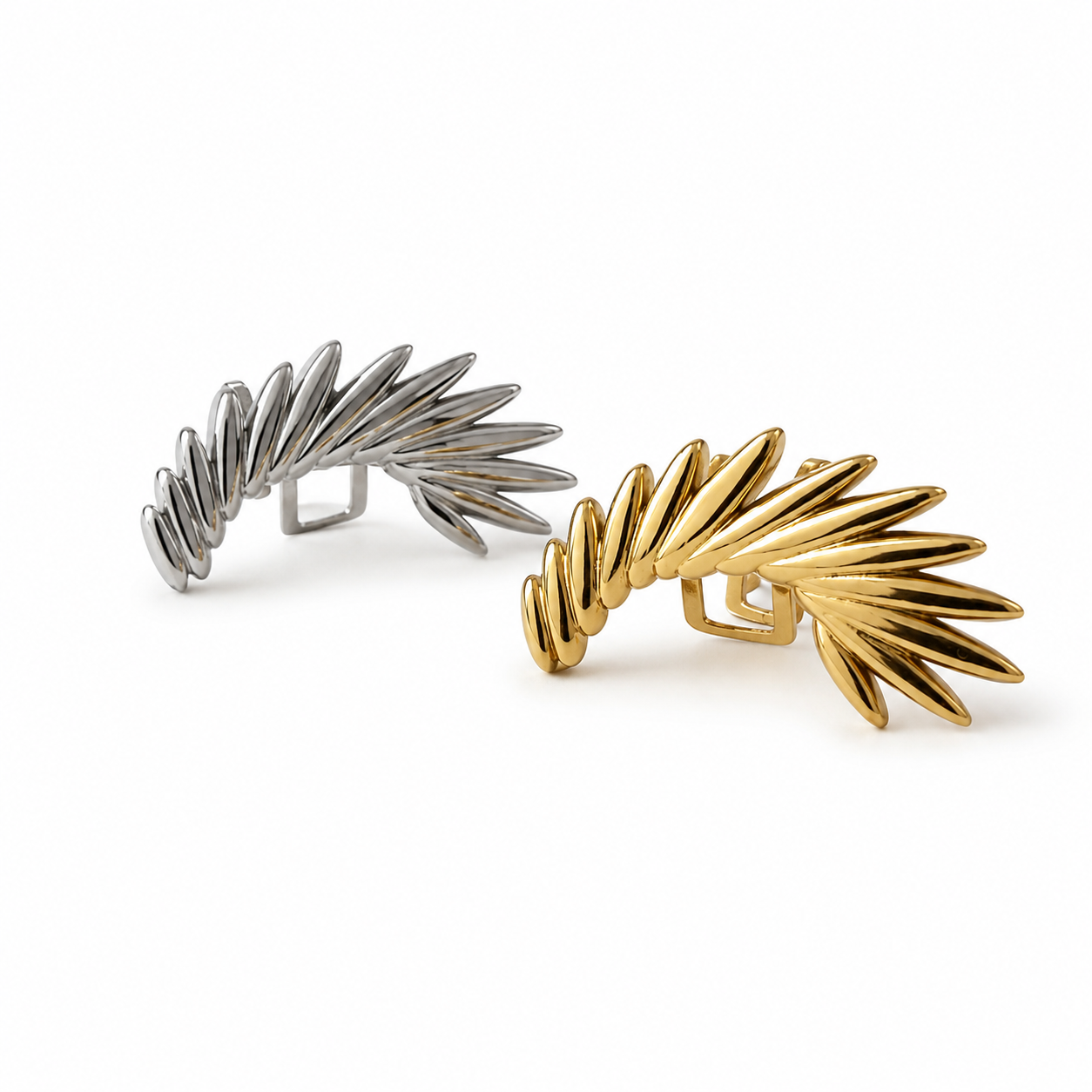 Earcuff Ella - monoboucle vendue à l’unité - doré ou argent