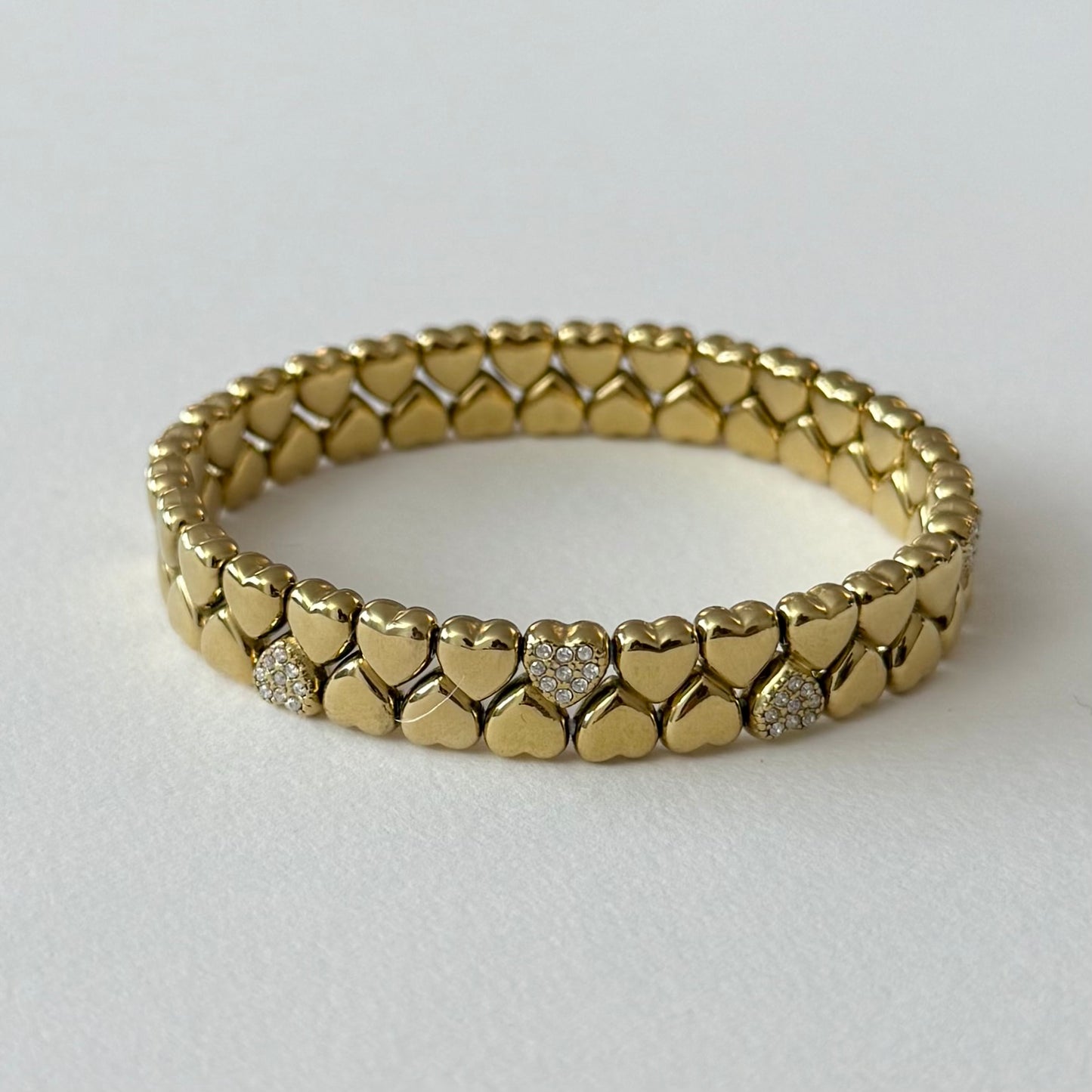 Tulpa - bracelet élastique - doré, argent ou bicolore