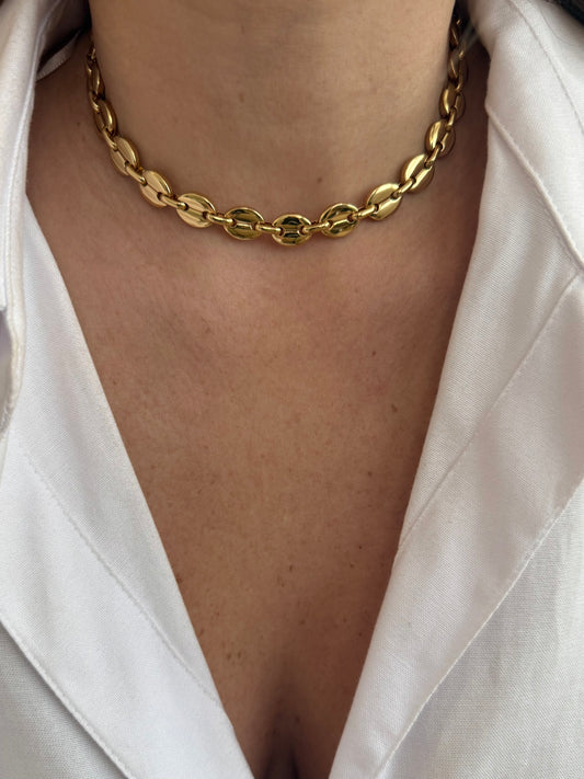 Calista - maille moyenne - doré, argent ou bicolore