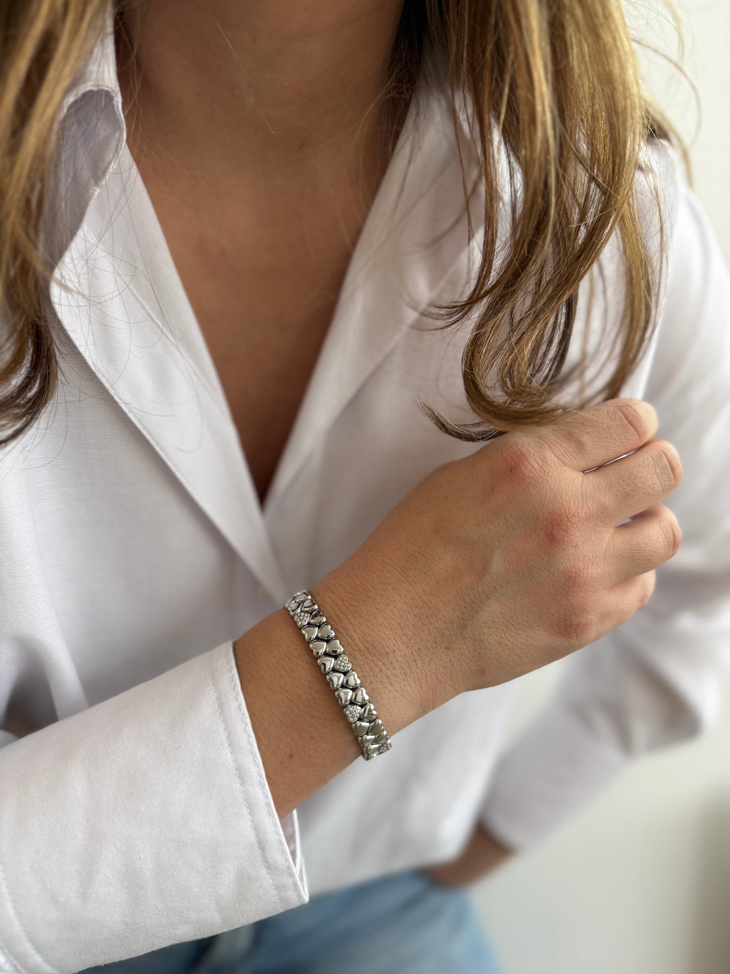 Tulpa - bracelet élastique - doré, argent ou bicolore