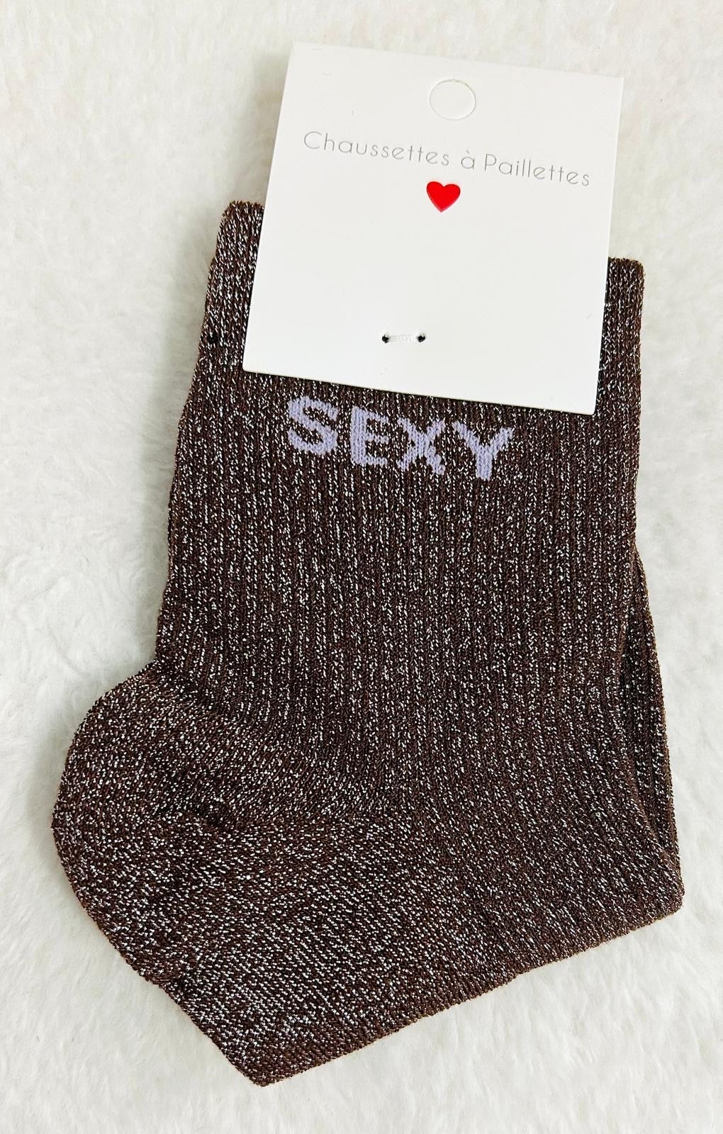 Chaussettes à paillettes