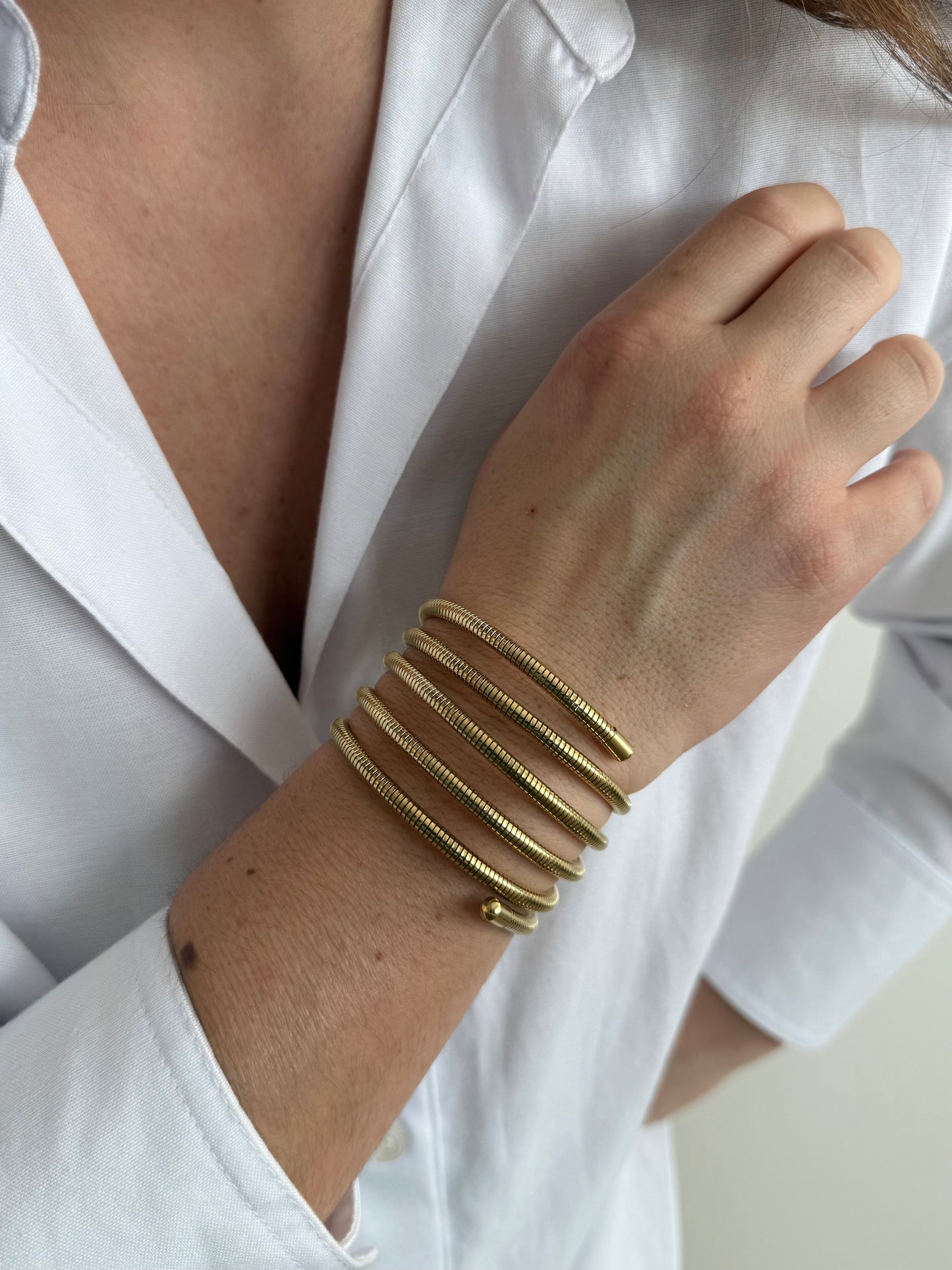Allone - bracelet multitours - doré ou argent