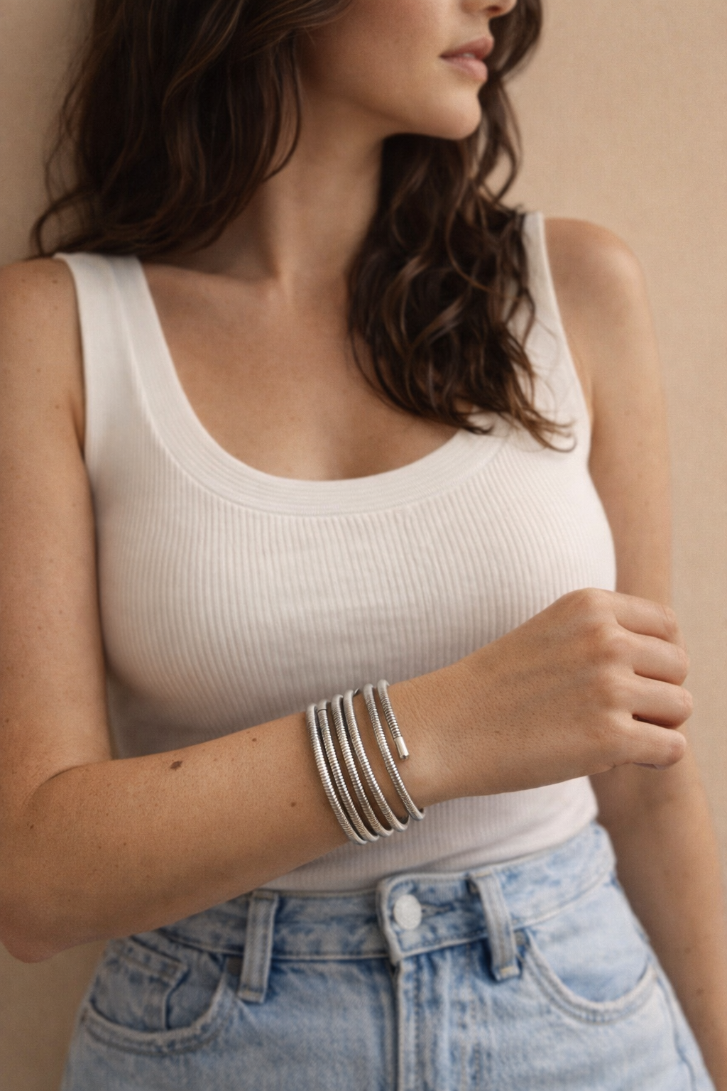 Allone - bracelet multitours - doré ou argent ★