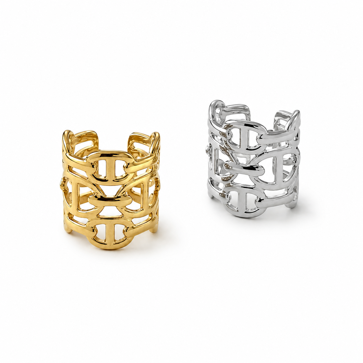 Earcuff Diana - monoboucle vendue à l’unité - doré ou argent
