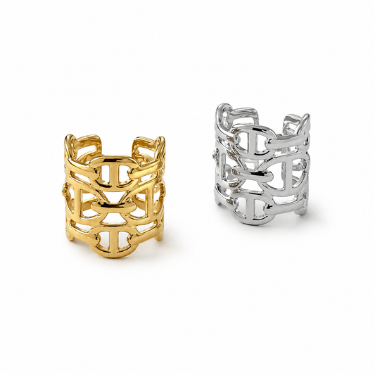 Earcuff Diana - monoboucle vendue à l’unité - doré ou argent