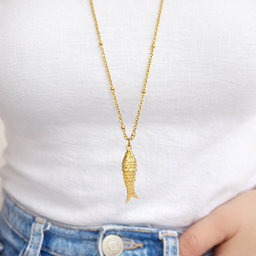 Pez - sautoir - doré ou argent