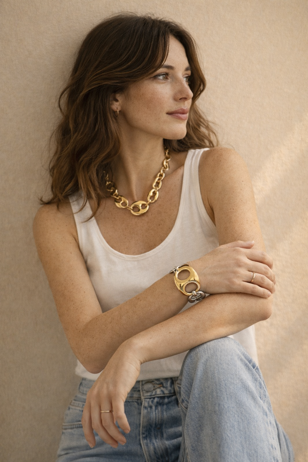 Manchette Alia - doré ou bicolore ★