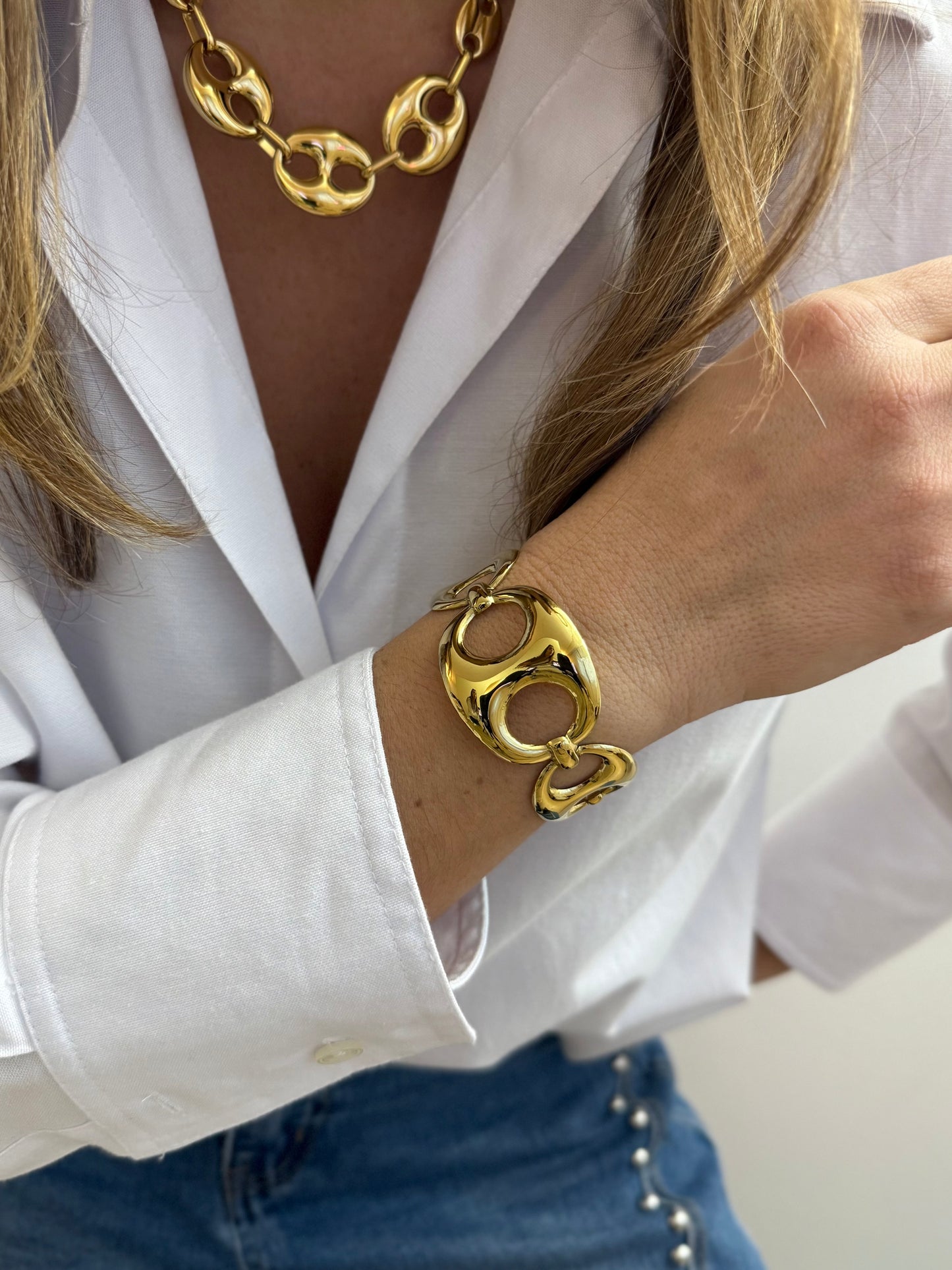 Manchette Alia - doré ou bicolore ★