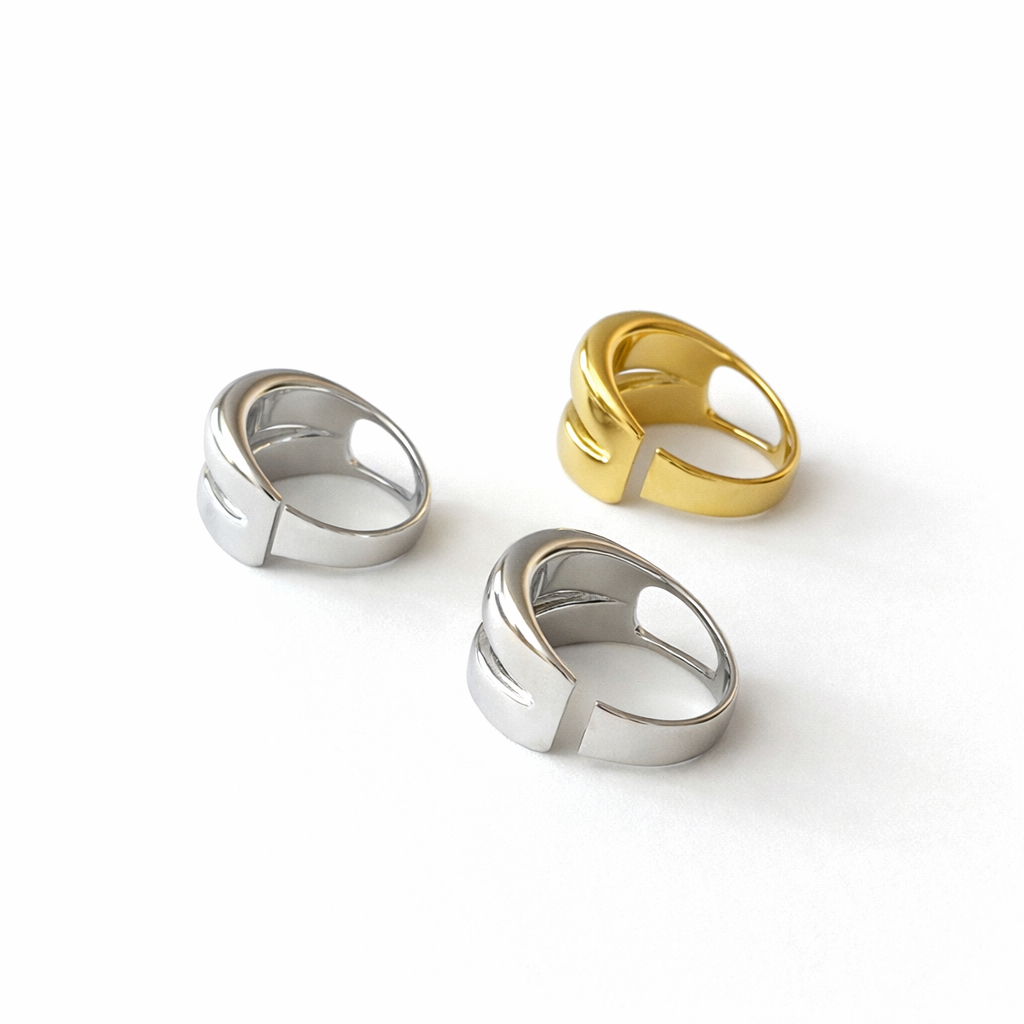 Boka - doré, argent ou bicolore