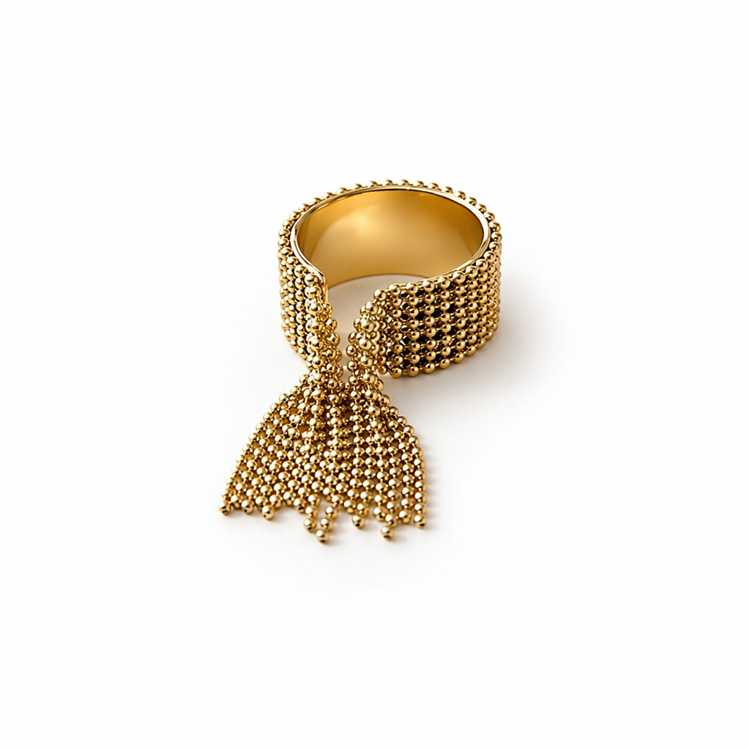 Bague Franges - doré ou bicolore
