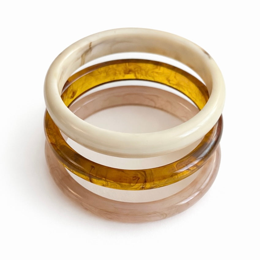 Erica Brun - Lot de 3 Joncs Résine