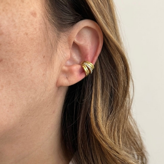 Earcuff Sophie - monoboucle vendue à l’unité - doré ou argent