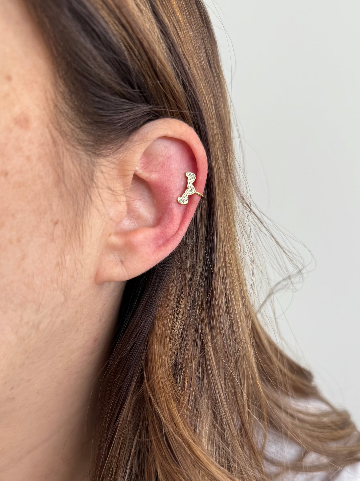 Earcuff Cora - monoboucle vendue à l’unité - doré ou argent