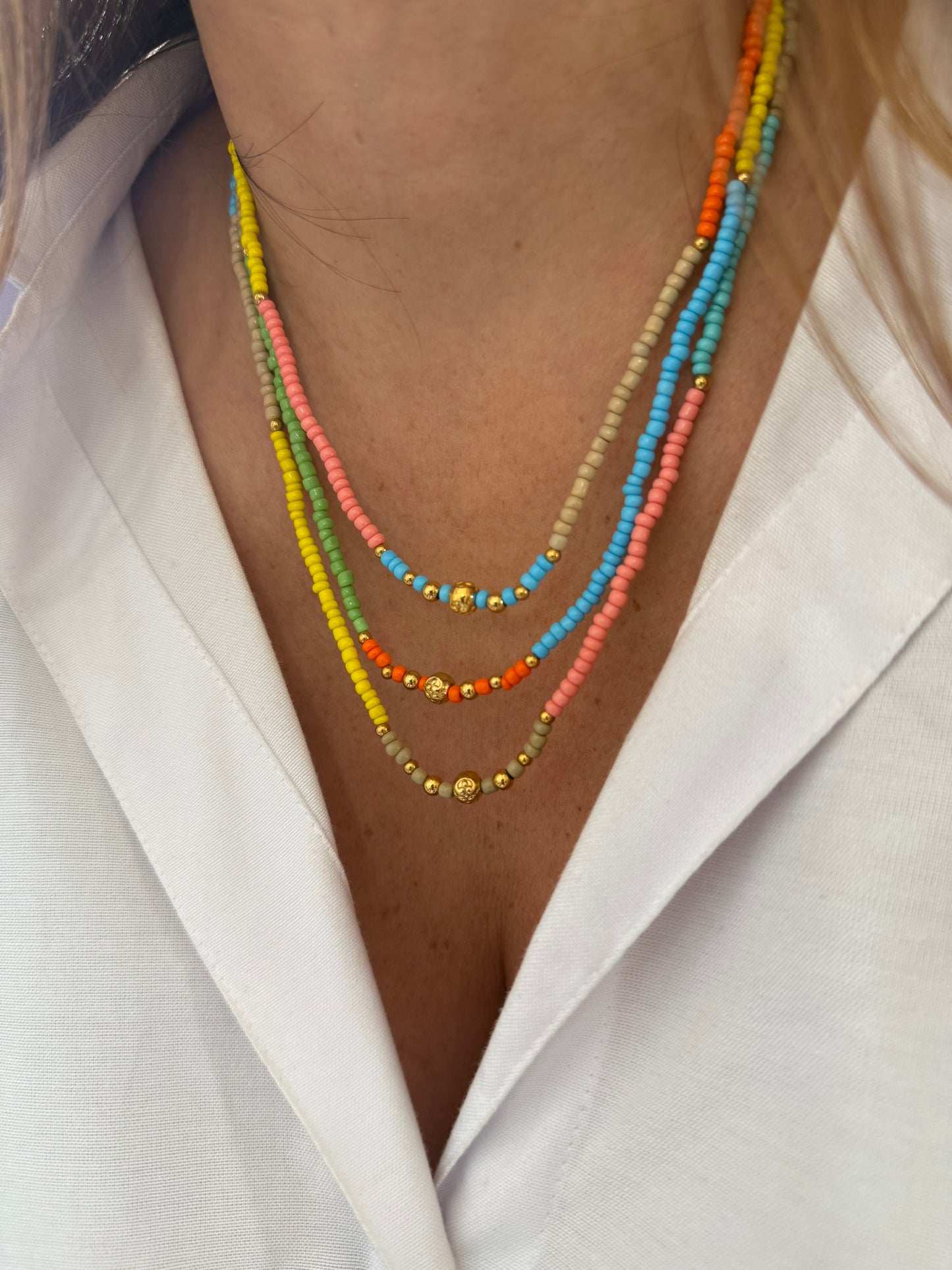 Triple collier - Perlita