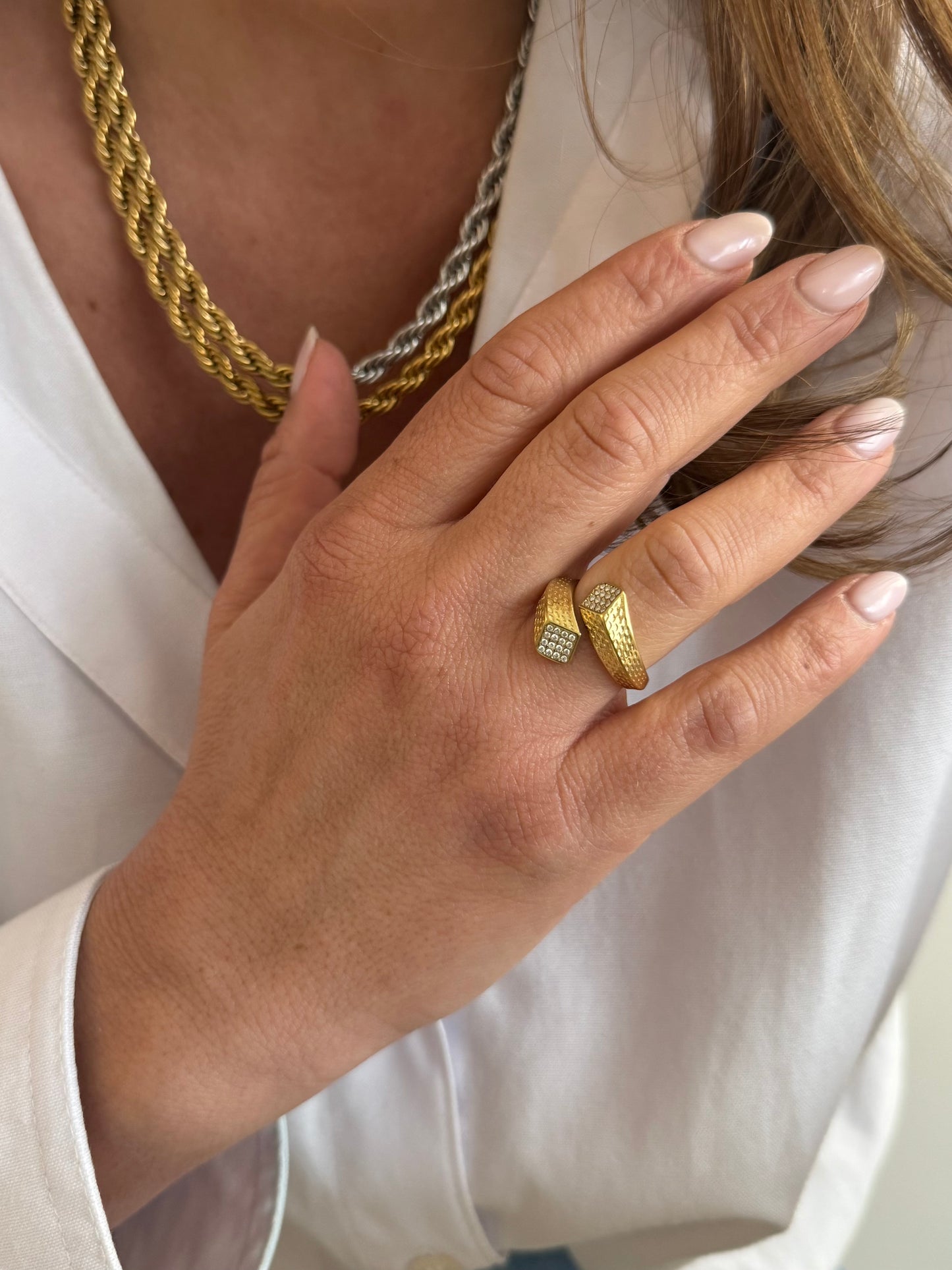 Bague Suzanne - doré ou argent