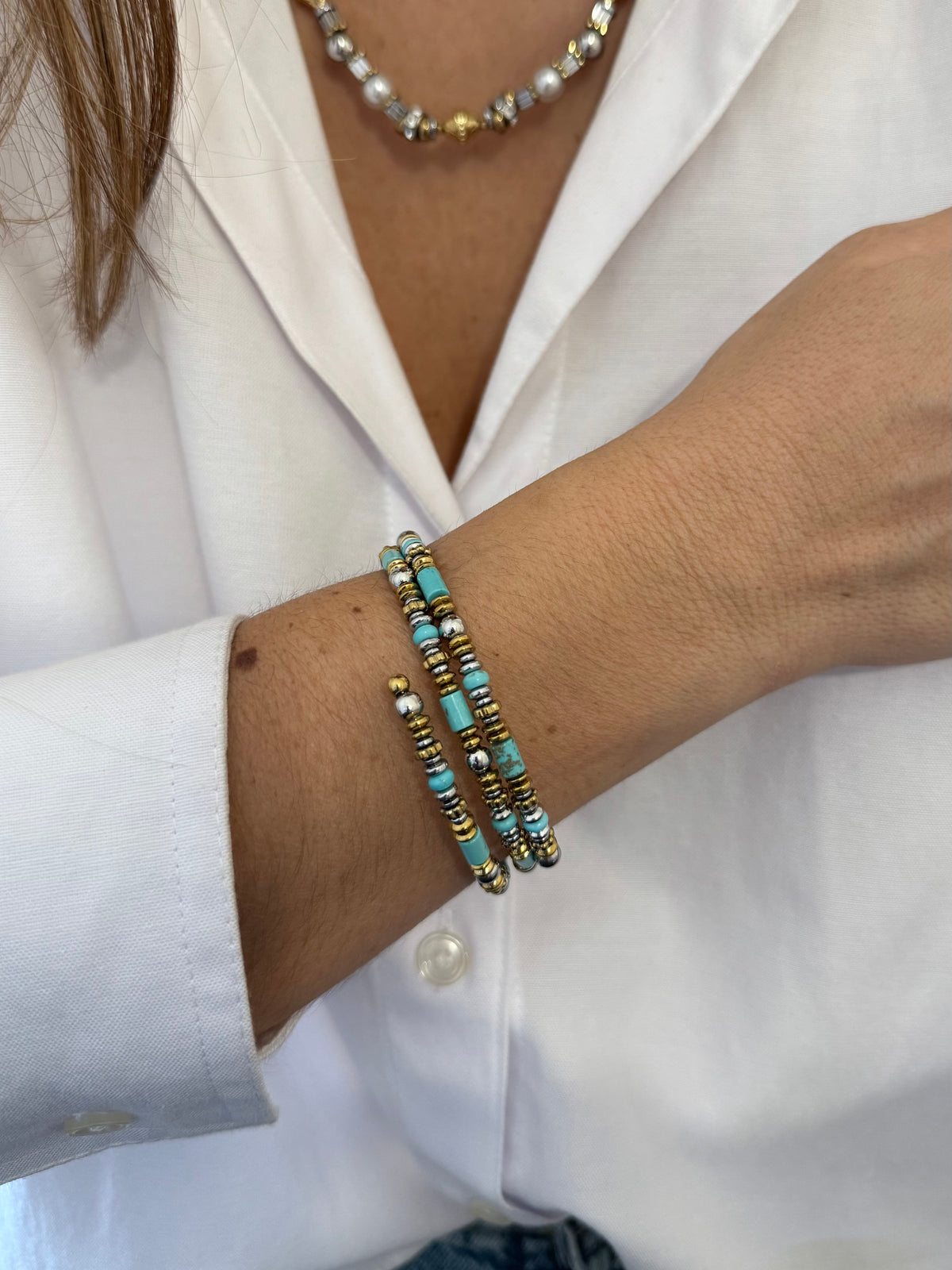 Mazaé - Bracelet multi-tours - plusieurs couleurs disponibles