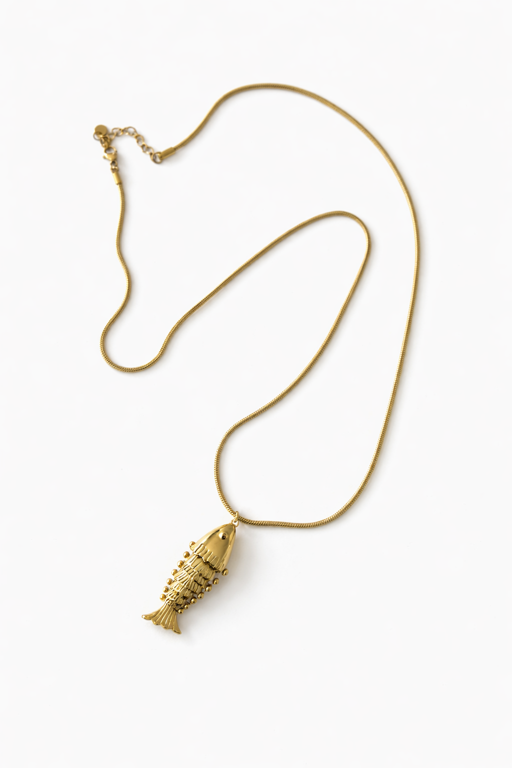 Sautoir Big Fish - doré ou argent