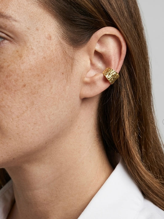 Earcuff Justine - monoboucle vendue à l’unité - doré ou argent