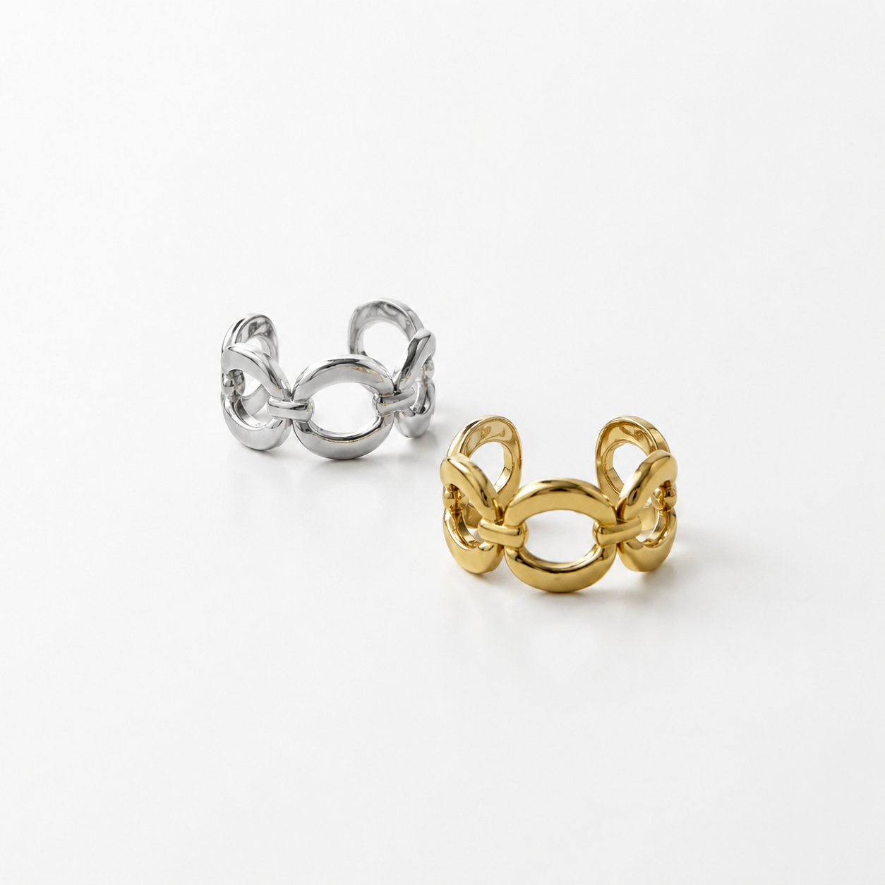 Earcuff Lise - monoboucle vendue à l’unité - doré ou argent