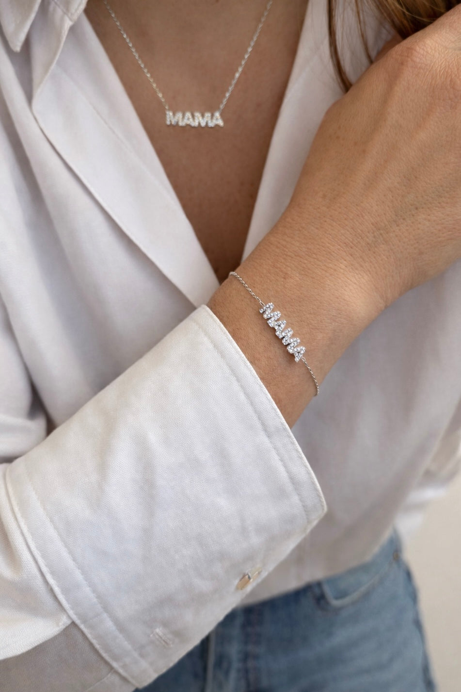 Mama - le bracelet - doré ou argent