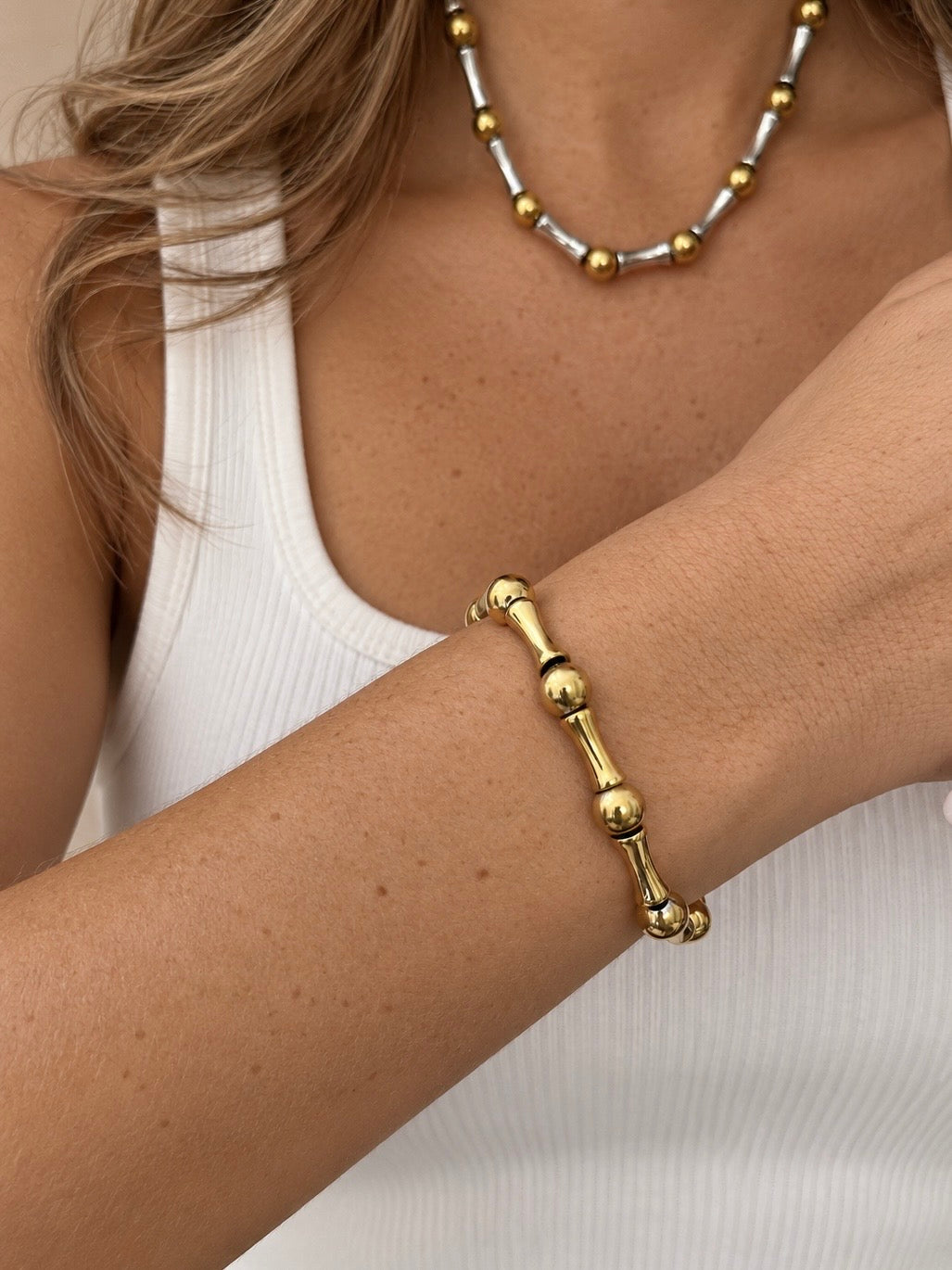 Figari - le bracelet - doré ou bicolore