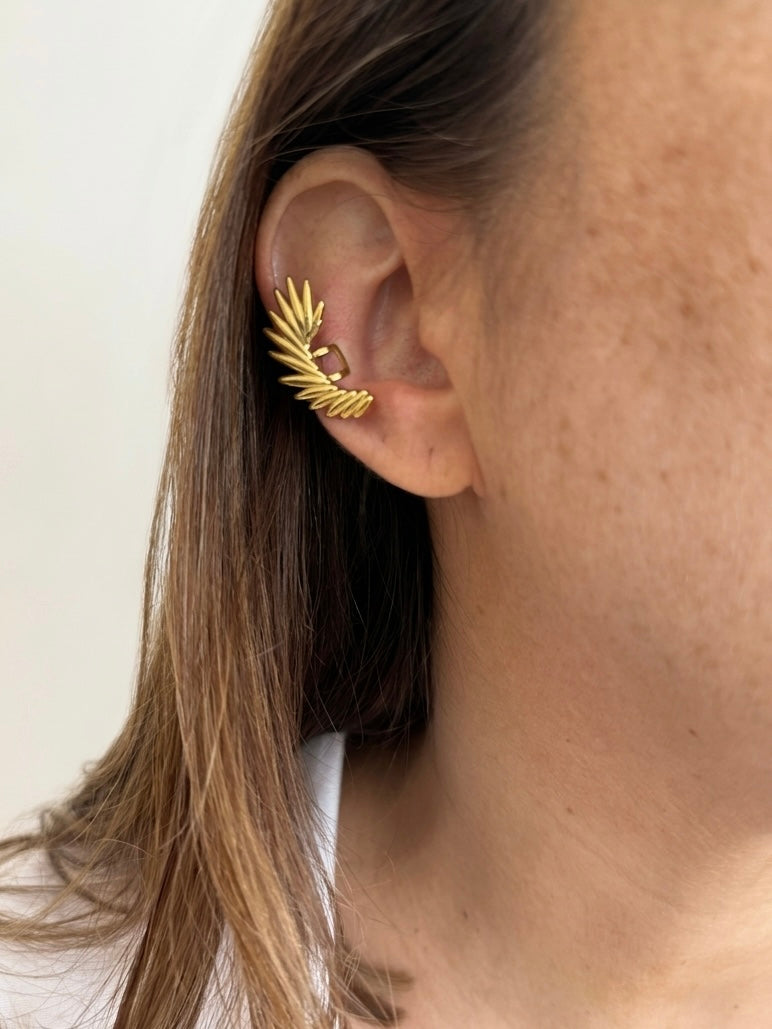 Earcuff Ella - monoboucle vendue à l’unité - doré ou argent
