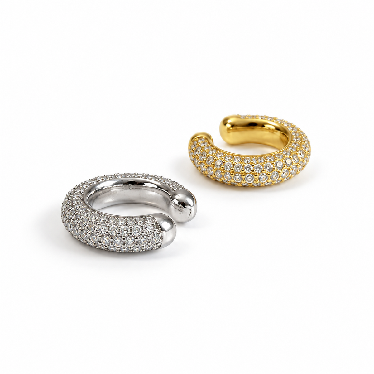 Earcuff Mania - monoboucle vendue à l’unité - doré ou argent