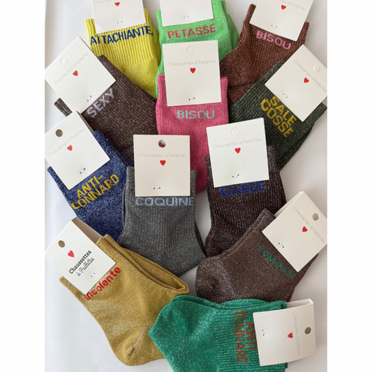 Chaussettes à paillettes