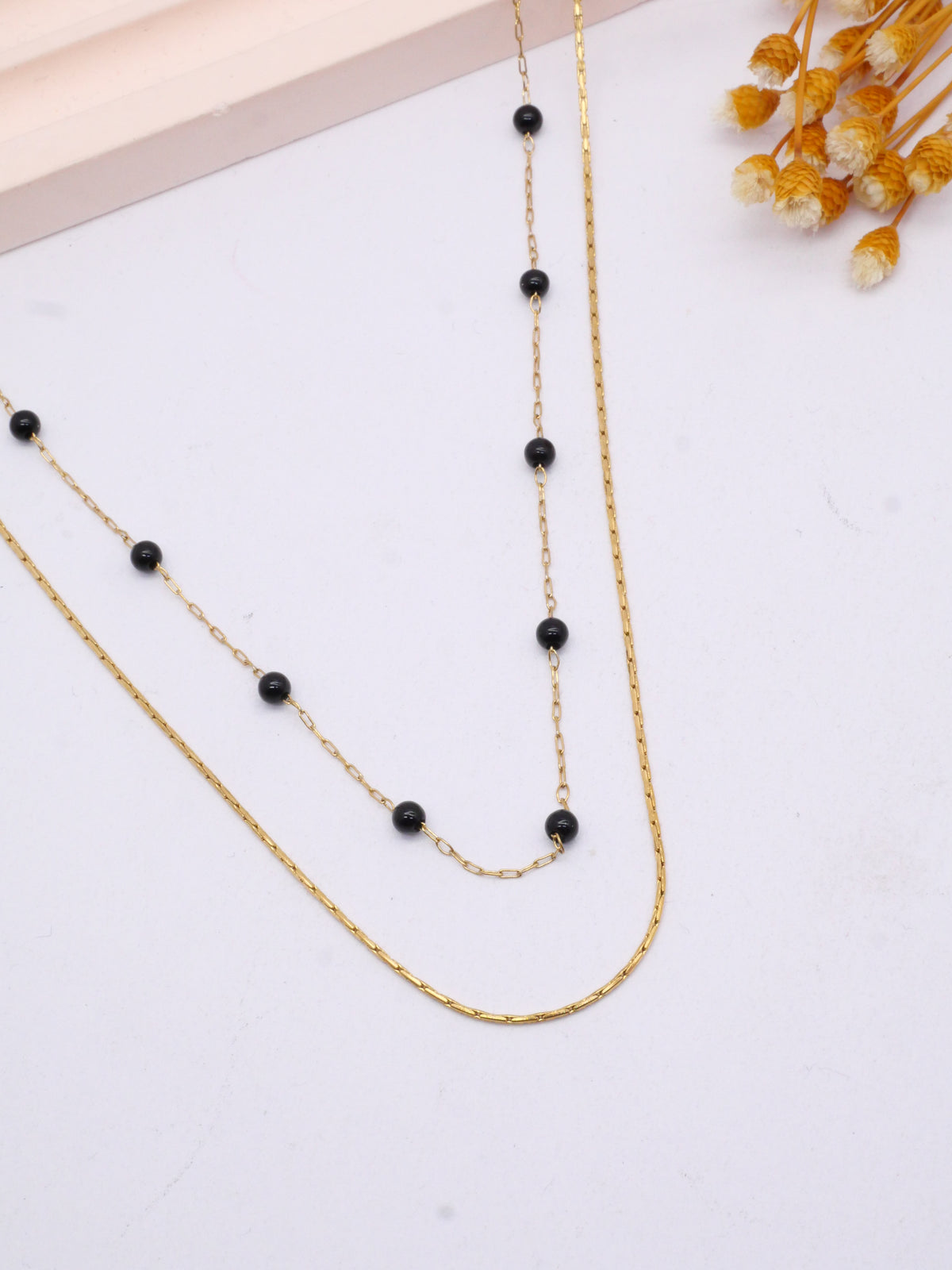 Deby - plusieurs couleurs - collier double