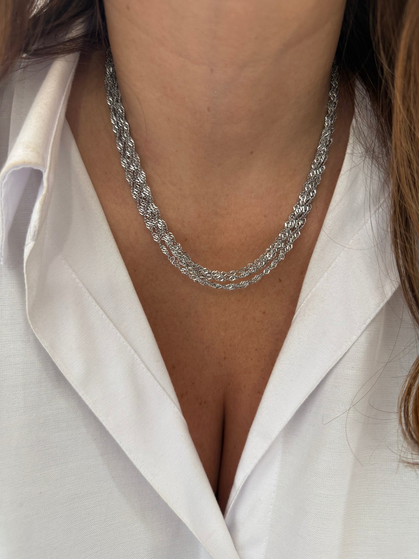 Sophie - multi chaine - argent