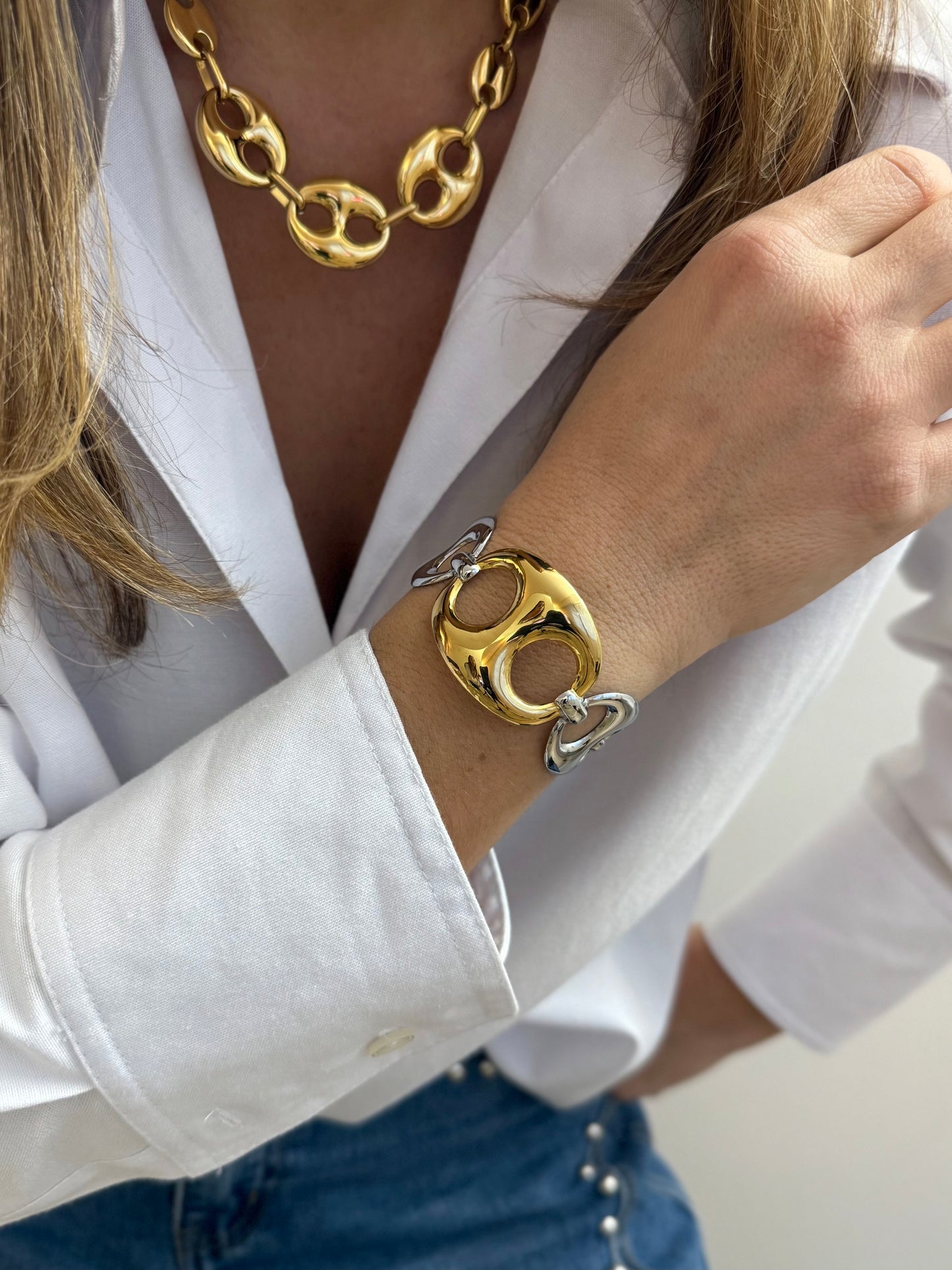 Manchette Alia - doré ou bicolore ★