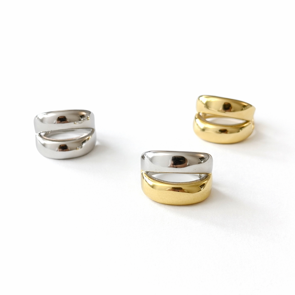 Boka - doré, argent ou bicolore