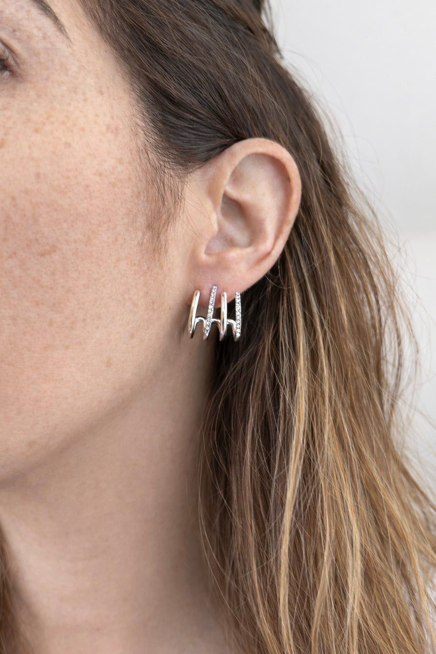 Boucles d’oreilles Cali - doré ou argent