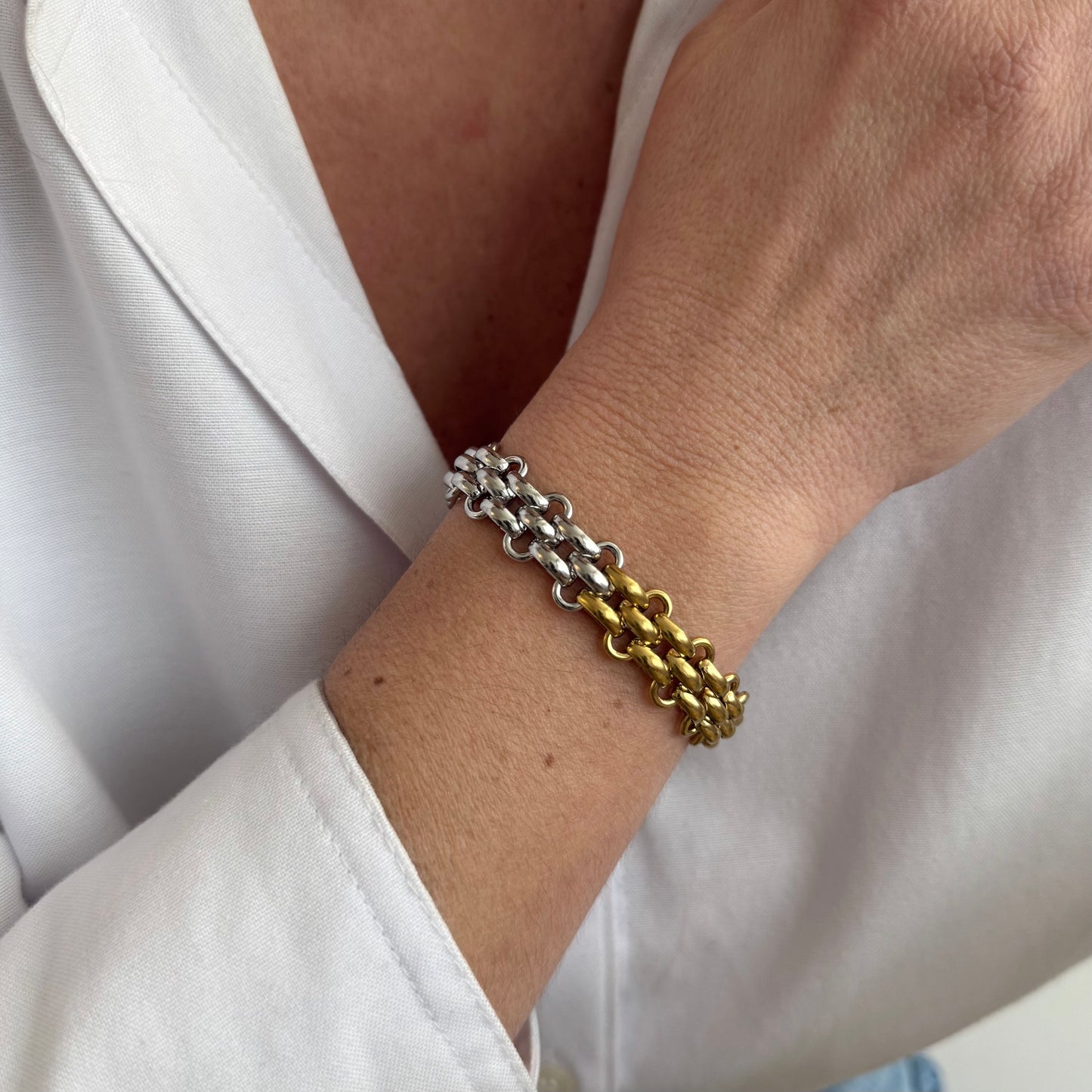Chami - le bracelet - bicolore