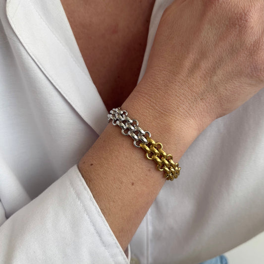 Chami - le bracelet - bicolore