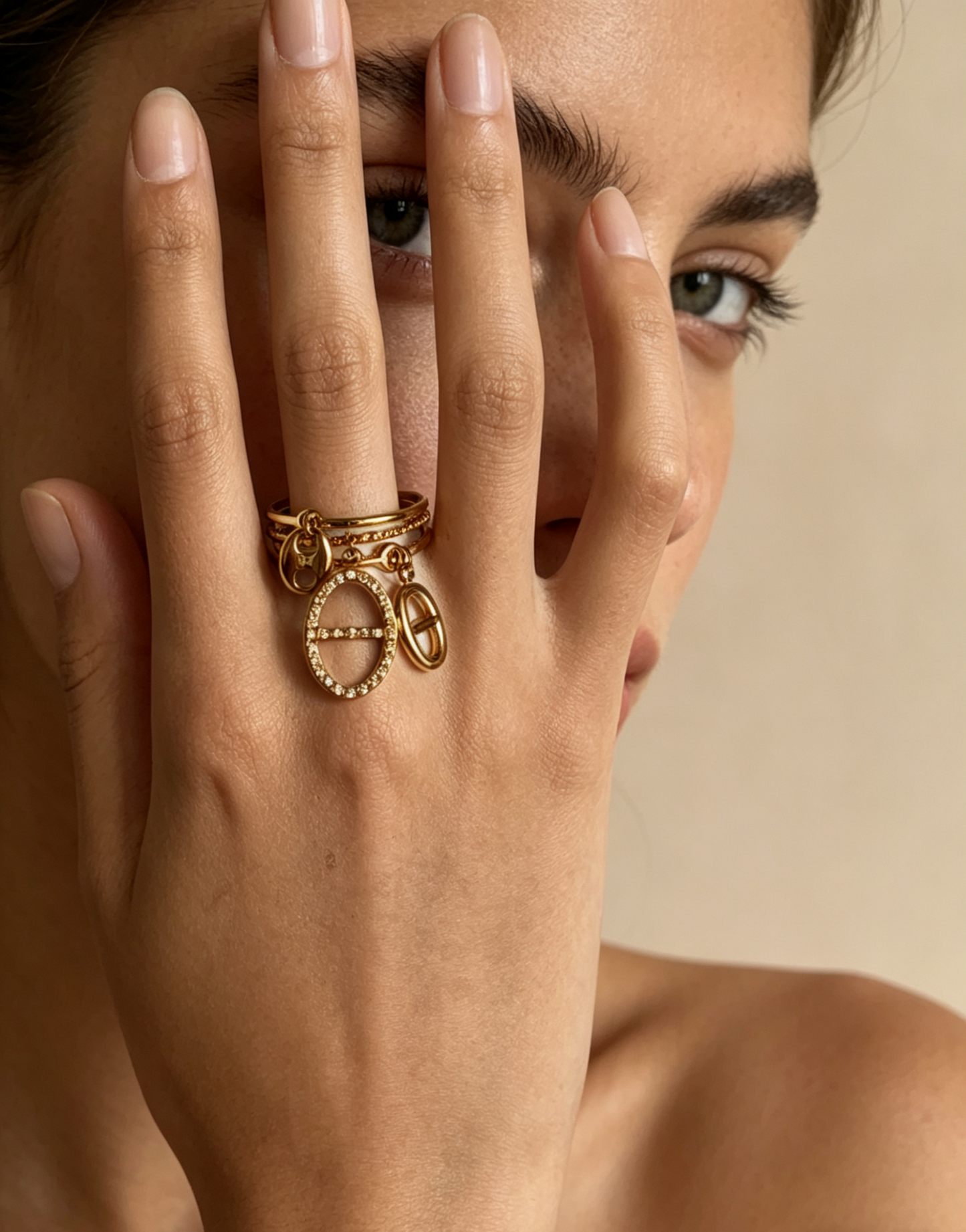 Bague pampilles Sali - doré ou argent