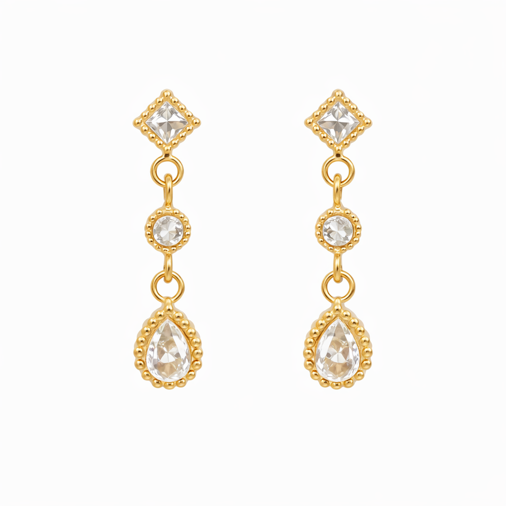 Boucles d’oreilles Finia - doré ou argent