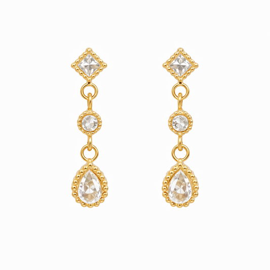 Boucles d’oreilles Finia - doré ou argent