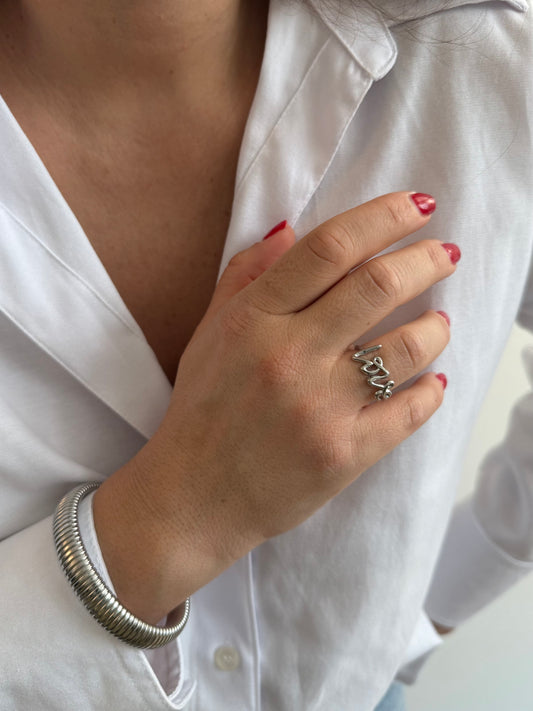 Bague Love - argent