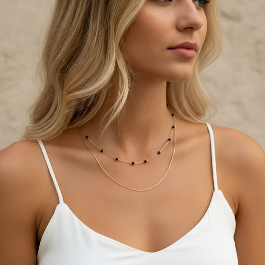 Deby - plusieurs couleurs - collier double