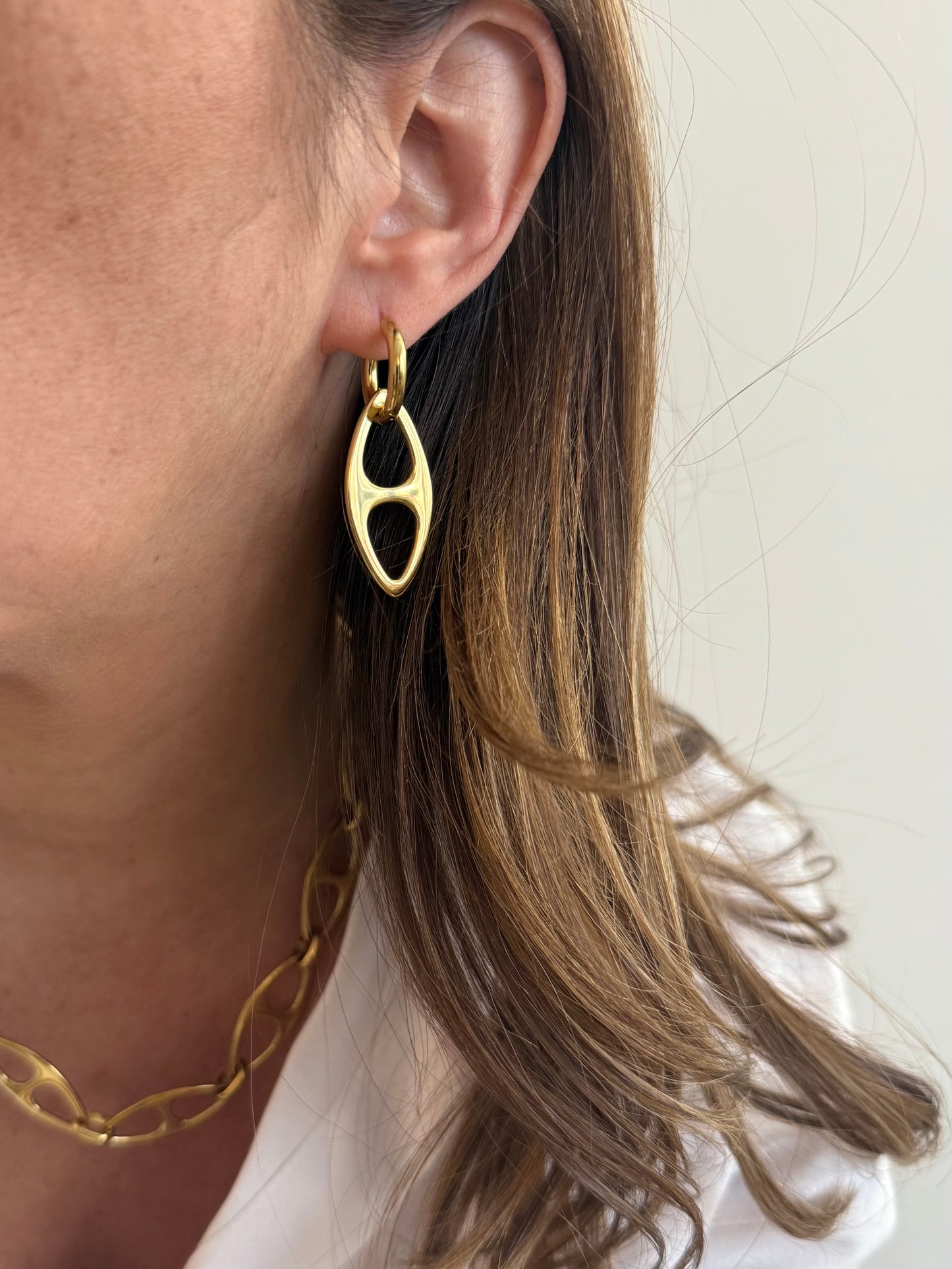 Catarina - les boucles - doré ou argent