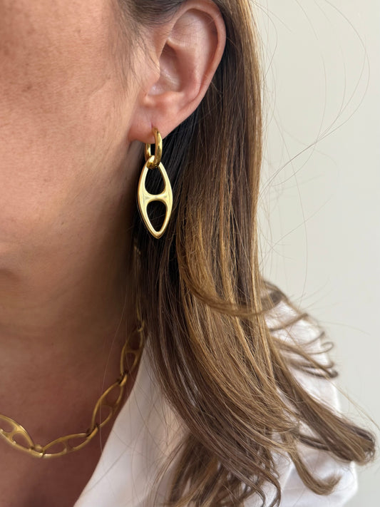 Catarina - les boucles - doré ou argent